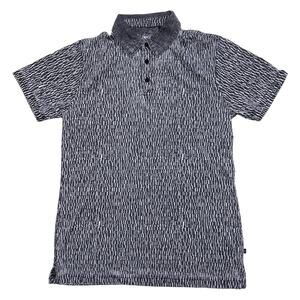 NWT Indigo Star Short Sleeve Knit Burnout Polo Small